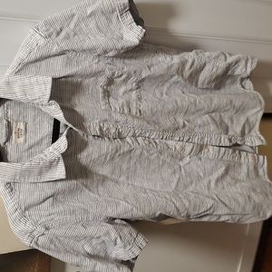 Medium striped Marine Layer Short Sleeve Button Up